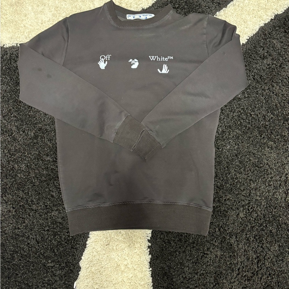 Off-White Black Men's Sweater